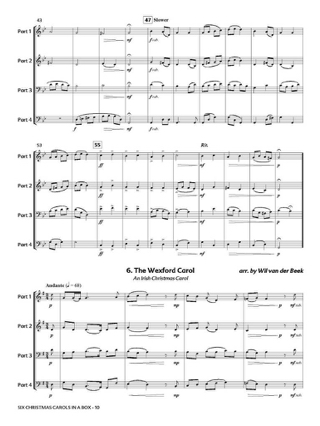 Six Christmas Carols in a Box - Partition